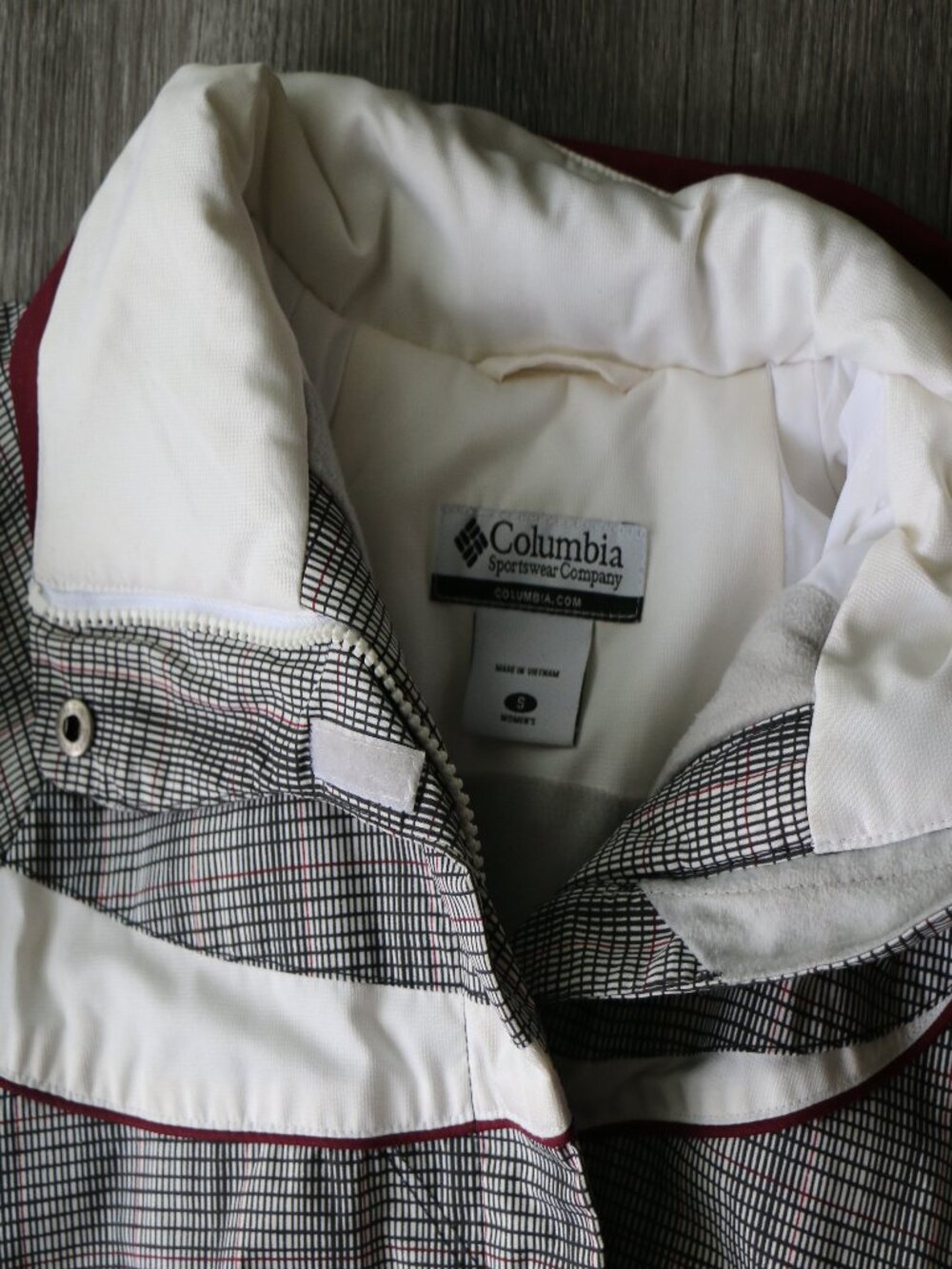 Columbia Jacket Grey Pattern Size S - Picture 5 of 7
